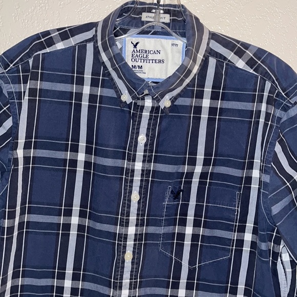 AE Navy Dress Shirt - Picture 1 of 12